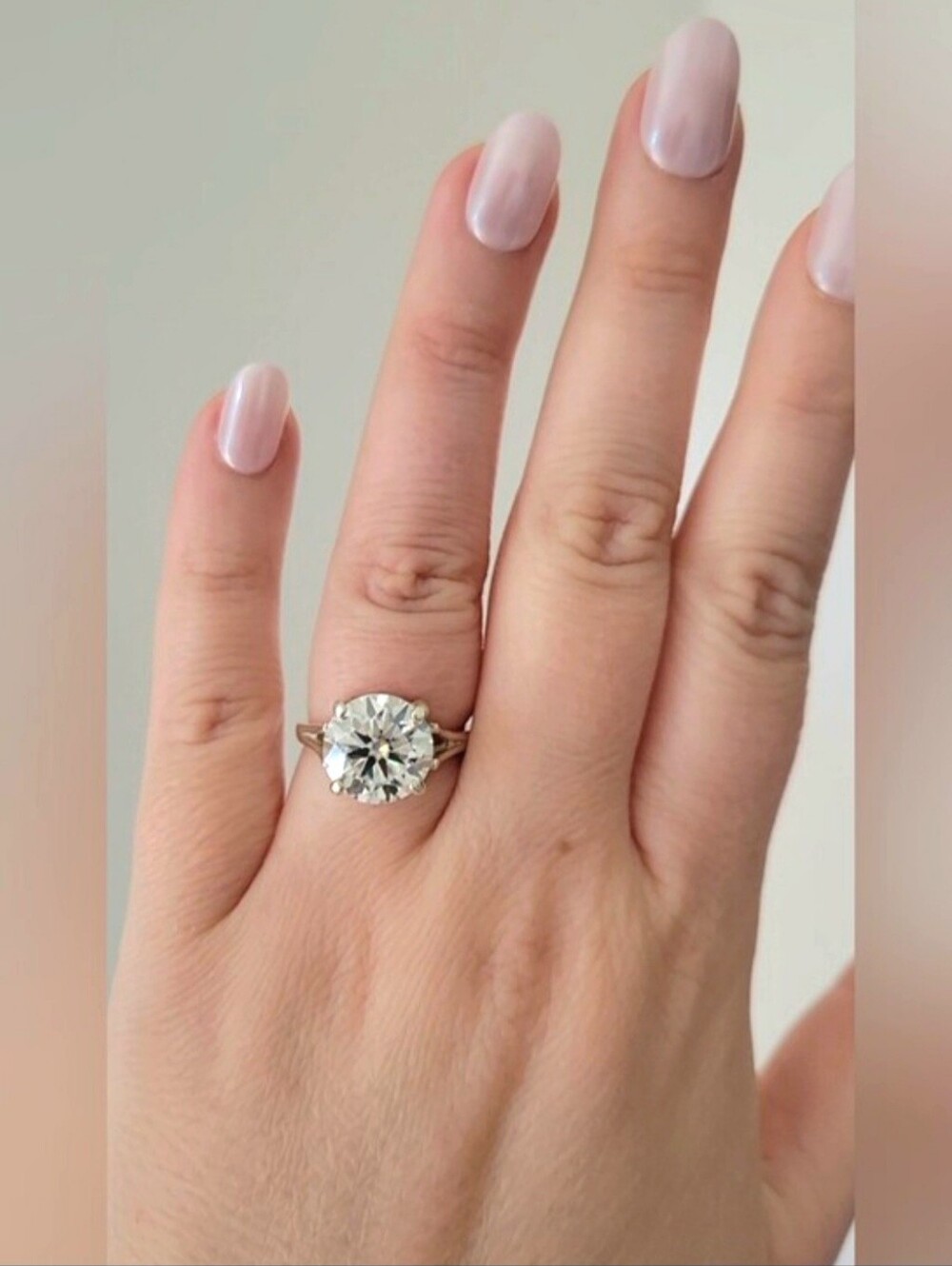 New Certified 5ct moissanite  ring